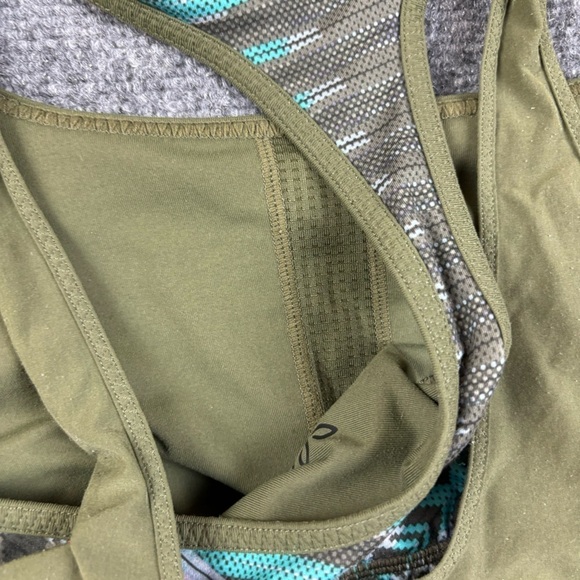 PRANA Women’s Cargo Green Sway Tank Built-In bra size: Large - Picture 4 of 10